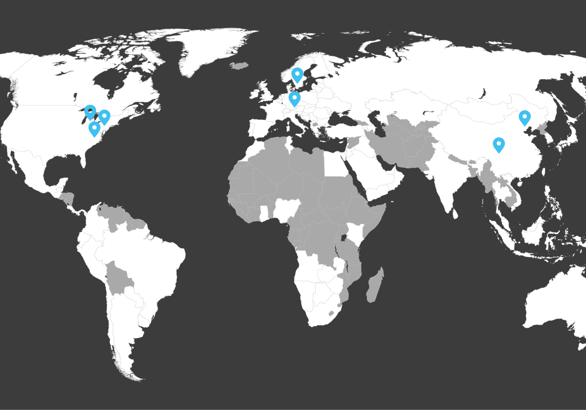 2023 Our global reach - map